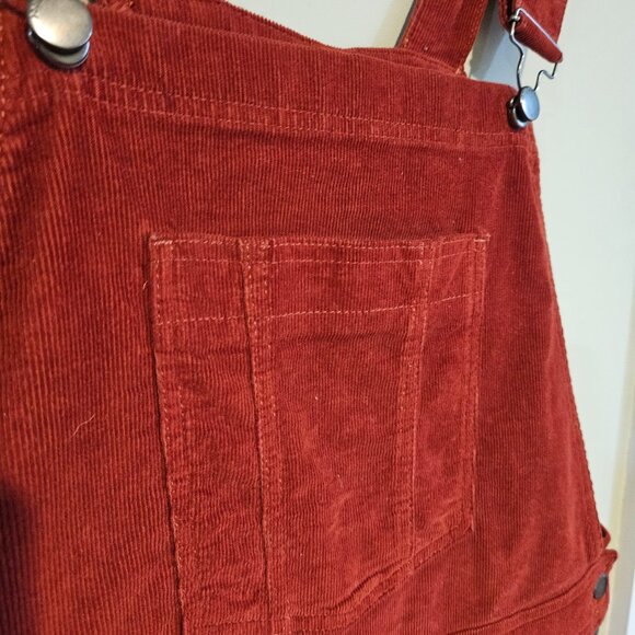 Boden Red Corduroy Mini Dress - Picture 3 of 7